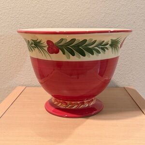 Southern Living at Home Gail Pittman Christmas Memories Buffet Bowl